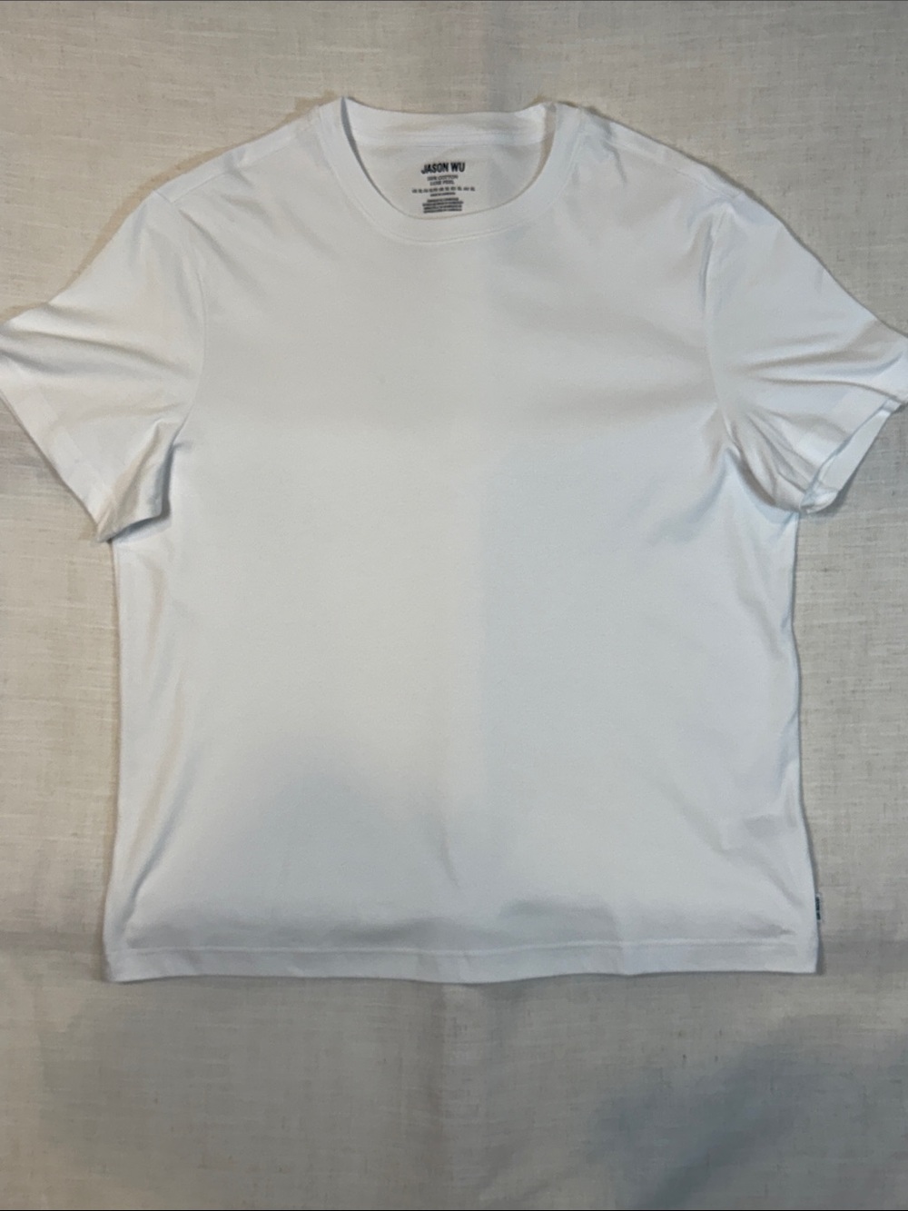 Jason Wu White Short-Sleeve Crew Neck Tee
